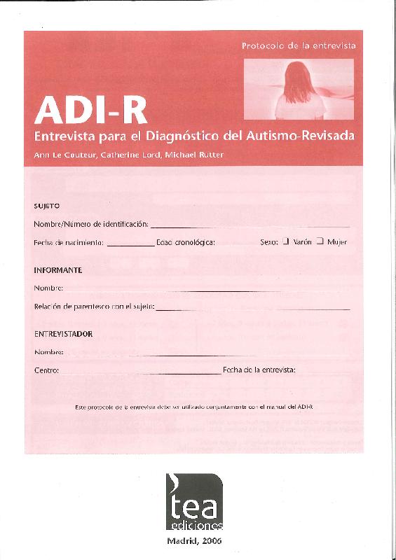 ADI-R. Entrevista para el diagnóstico del autismo.pdf