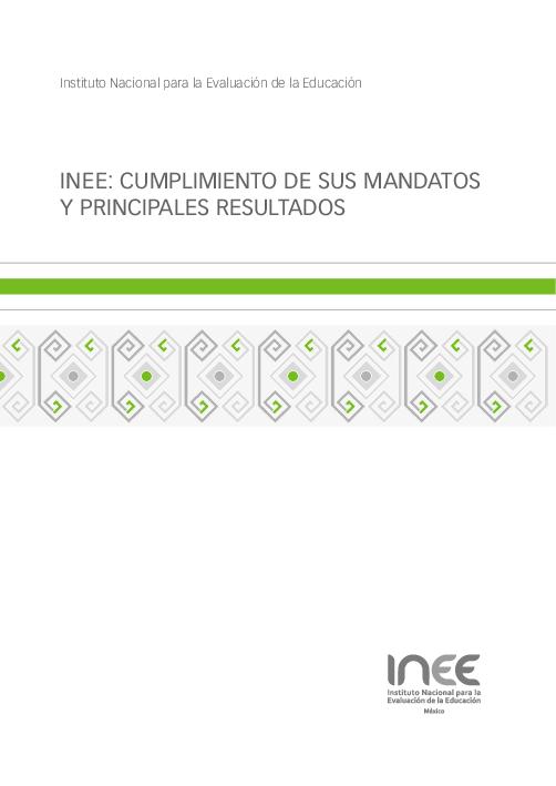 INEE. (2018) INEE CUMPLIMIENTO DE SUS MANDATOS.pdf