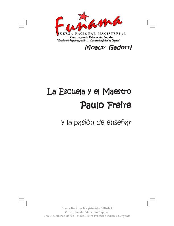[PD] Libros - La Escuela y el Maestro.pdf