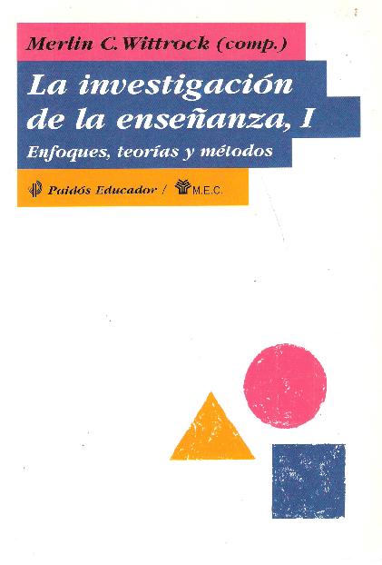 LA INVESTIGACION DE LA ENSEÑANZA I Wittrock.pdf