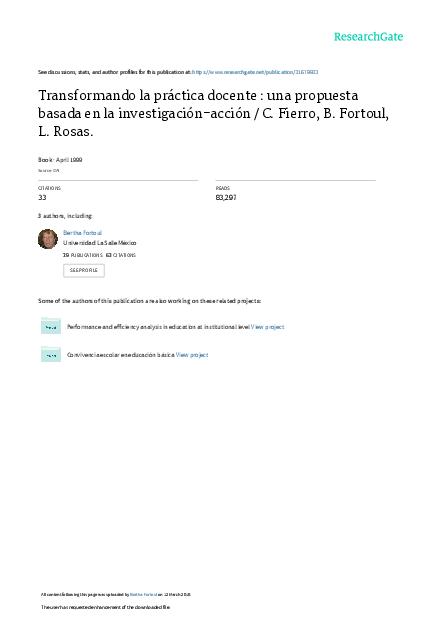 FIERRO,C. TRANSFORMANDO LA PRÁCTICA DOCENTE. UNA PROPUESTA BASADA EN LA INVESTIGACIÓN-ACCIÓN.pdf
