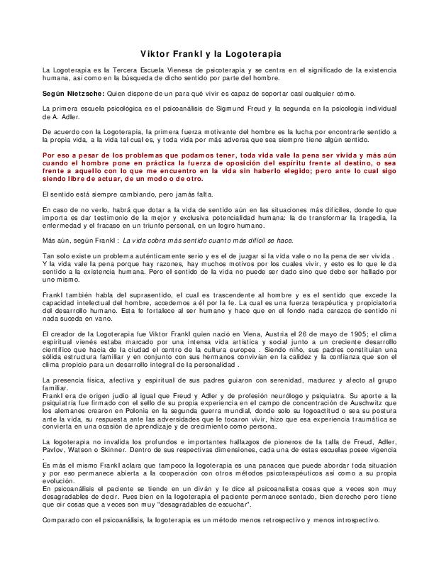 08. Viktor Frankl y la Logoterapia (Artículo) Autor WikiEducator.pdf
