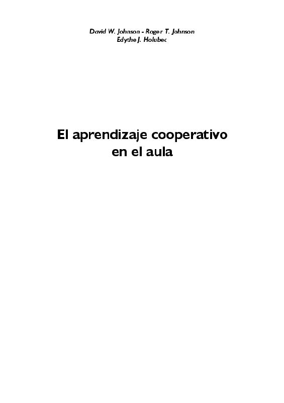 El aprendizaje cooperativo en el aula.pdf