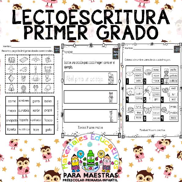 Cuaderno de lectoescritura para primer grado recopilado por Materiales Educativos para Maestras.pdf