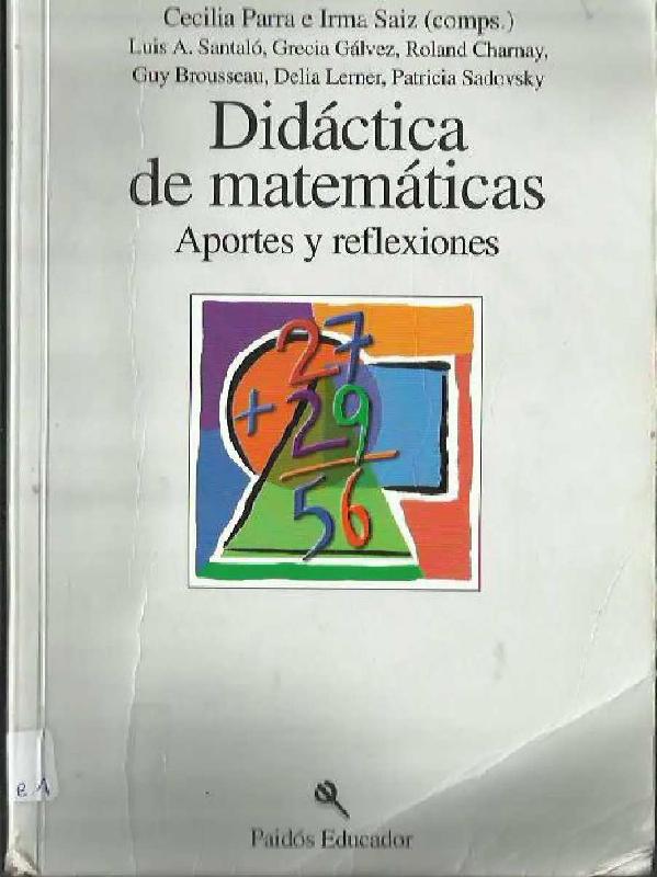 CECILIA PARRA Didáctica De Matemáticas.pdf