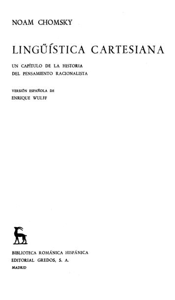Copia de Chomsky Noam - Linguistica Cartesiana.pdf