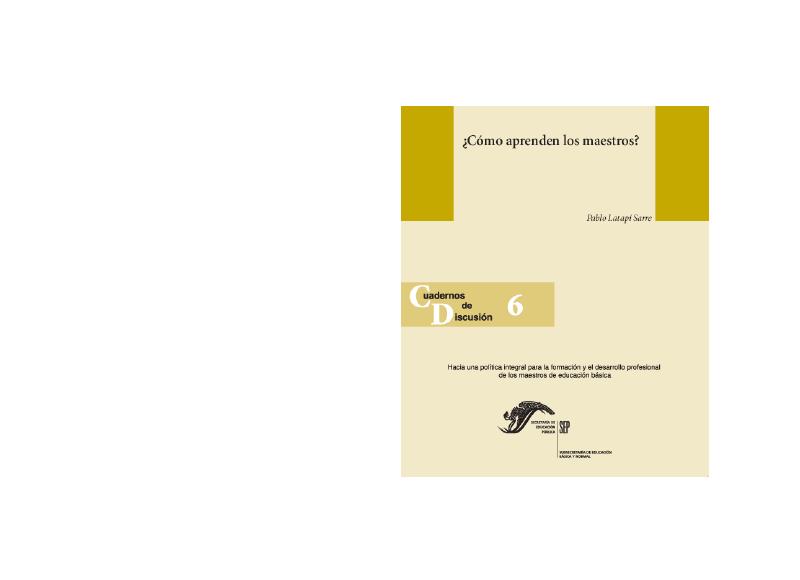 Pablo Latapí Sarre. (2003) CÓMO APRENDEN LOS MAESTROS.pdf