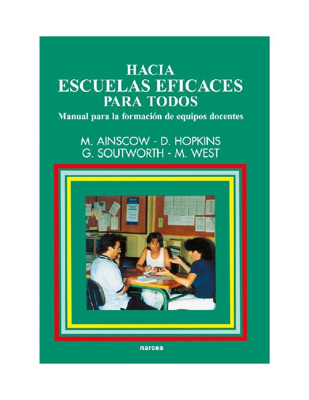 HACIA ESCUELAS EFICACES PARA TODOS Ainscow.pdf