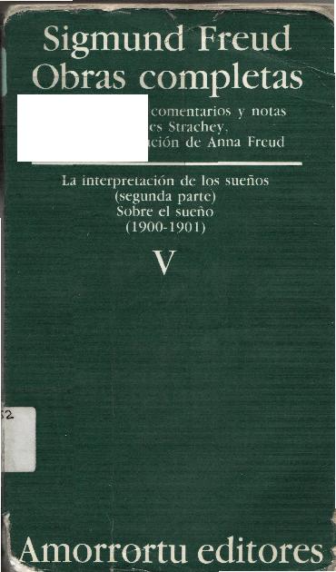 SIGMUND FREUD - Obras completas - La interpretación de los sueños Segunda parte v (2).pdf