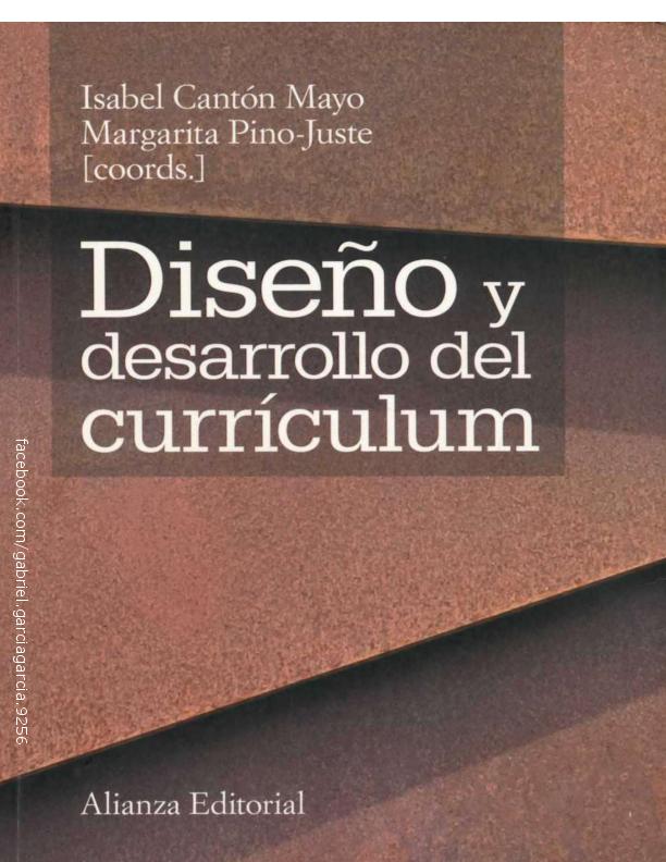 Diseño y desarrollo del currículum – Isabel Cantón Mayo y Margarita Pino-Juste (coords.).pdf