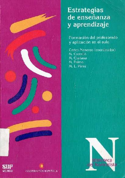 Carles Monereo. (1994) ESTRATEGIAS DE ENSEÑANZA Y APRENDIZAJE.pdf