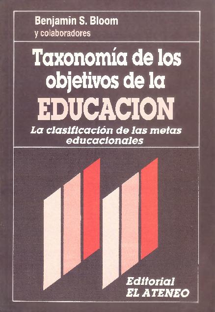 BLOOM Taxonomía De Los Objetivos De La Educación.pdf