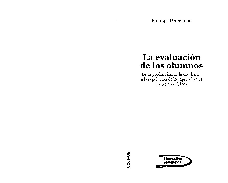 LA EVALUACION DE LOS ALUMNOS Perrenoud.pdf