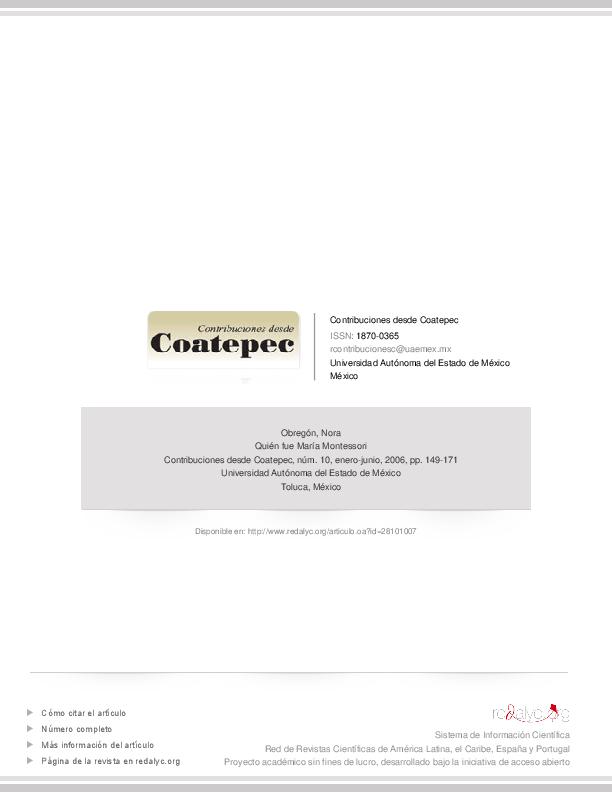 06. Quién fue María Montessori Autor Obregón, Nora.pdf