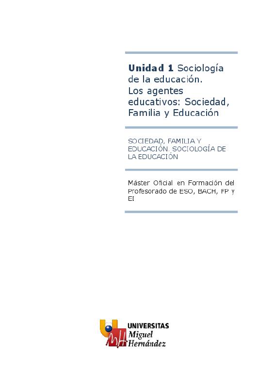 03. Sociología de la educación. Los agentes educativos. Sociedad, Familia y Educación autor María del Mar Bernabé Villodre y María José Mora Mora.pdf