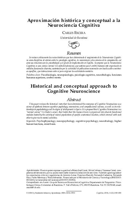 04. Aproximación histórica y conceptual a la Neurociencia Cognitiva autor Carles Escera.pdf