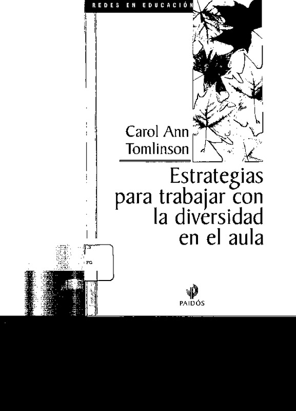 Tomlinson,C.A. Estrategias para trabajar con la diversidad en el aula.pdf