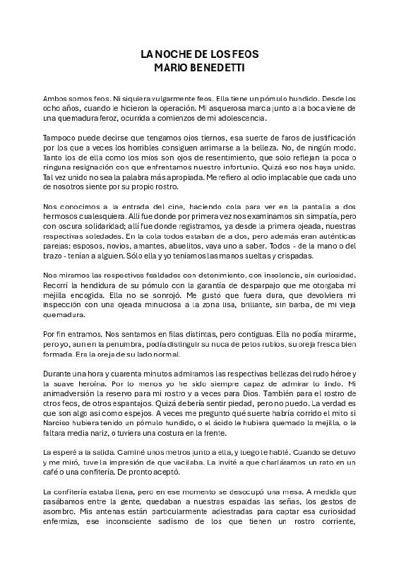 Mario Benedetti - LA NOCHE DE LOS FEOS.pdf