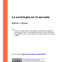04. La sociología en la escuela autor Victoria Molinari.pdf