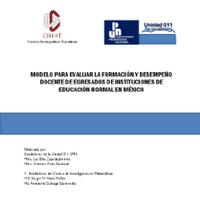Luz Elba Zepeda Jiménez. (2012) MODELO PARA EVALUAR LA FORMACIÓN Y DESEMPEÑO DOCENTE.pdf