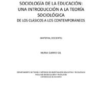 05. Sociología de la Educación. Una introducción a la teoría sociológica autor Nuria Garro-Gil.pdf