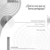 03. Qué es eso que se llama pedagogía autor Mario Díaz Villa.pdf