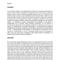 Inteligencia Artificial Aplicada a la Educación: Logros, <br /><br />
Tendencias y Perspectivas<br /><br />
