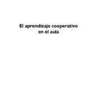 El aprendizaje cooperativo en el aula.pdf