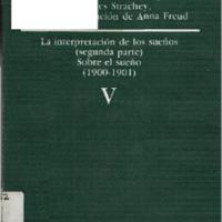 SIGMUND FREUD - Obras completas - La interpretación de los sueños Segunda parte V.pdf