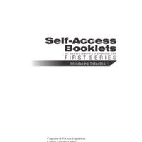 SELF-ACCESS BOOKLEST<br /><br />
FIRTS SERIES
